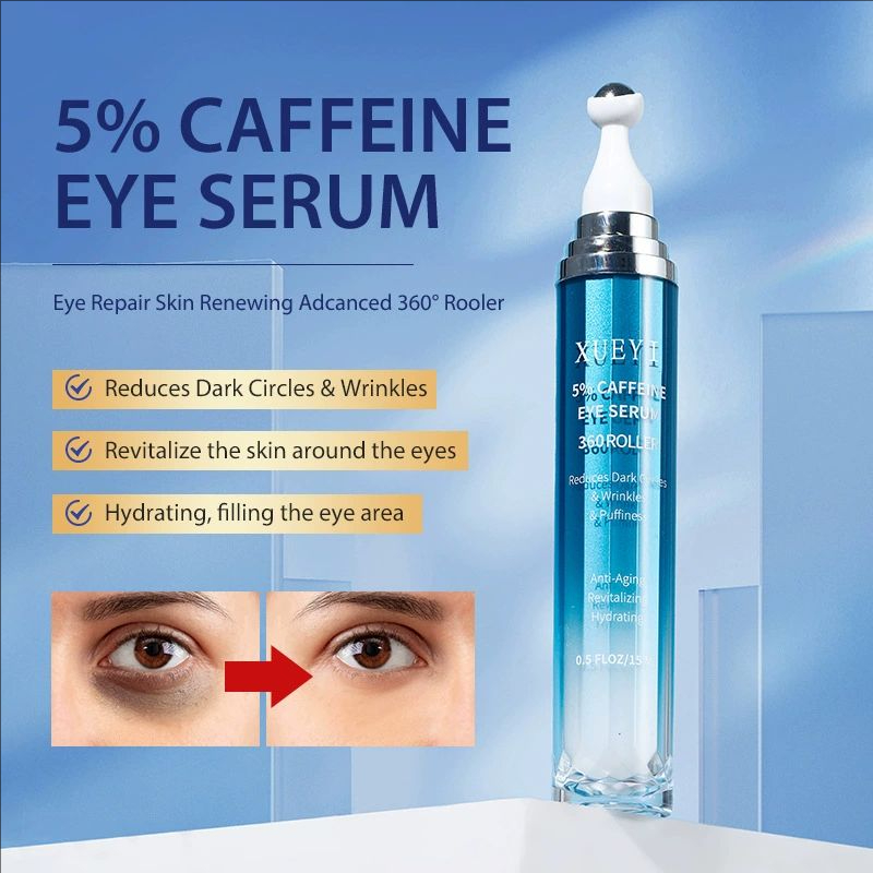 Serum Mata 5% Kafein Krim Roll - Caffeine Eye Serum ulasan dan harga